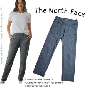 The North Face Women's FLASHDRY-XD straight leg Slim Fit joggers grey leggings S